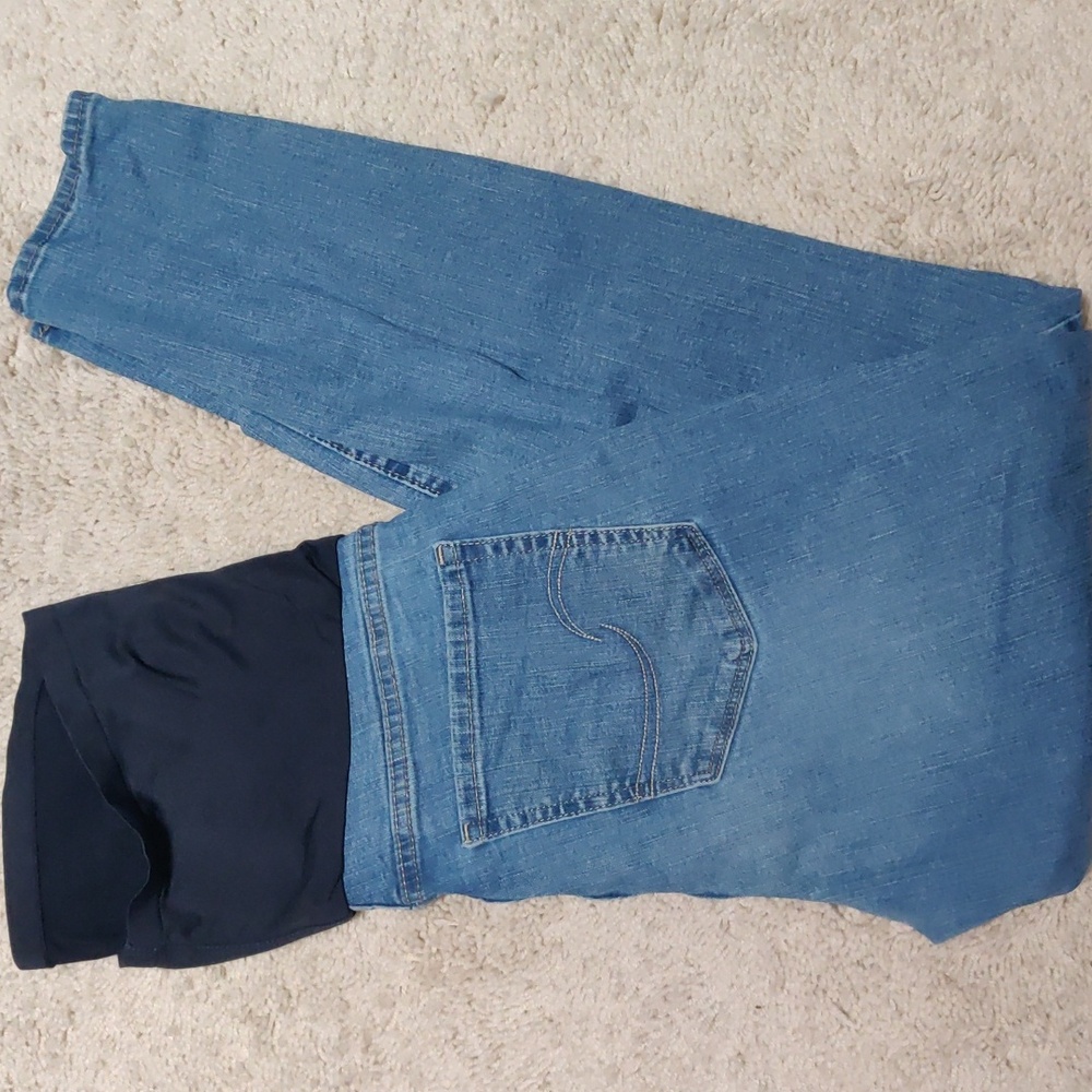 Size large maternity skinny jeans